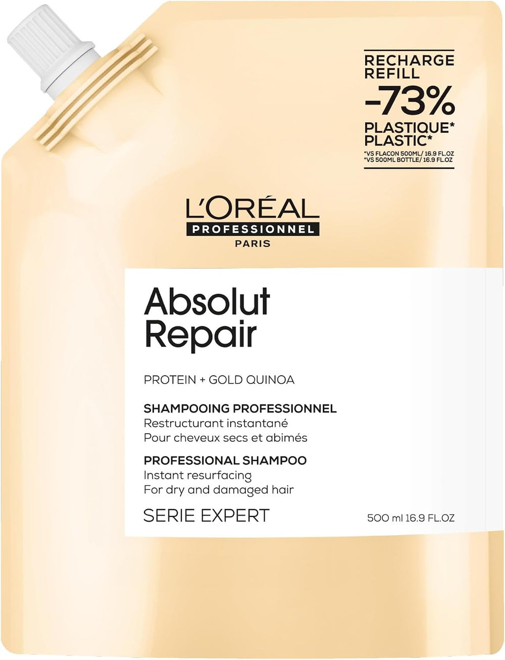 L'Oréal Professionnel Absolut Repair Shampoo Refill Pouch 500ml – image 1