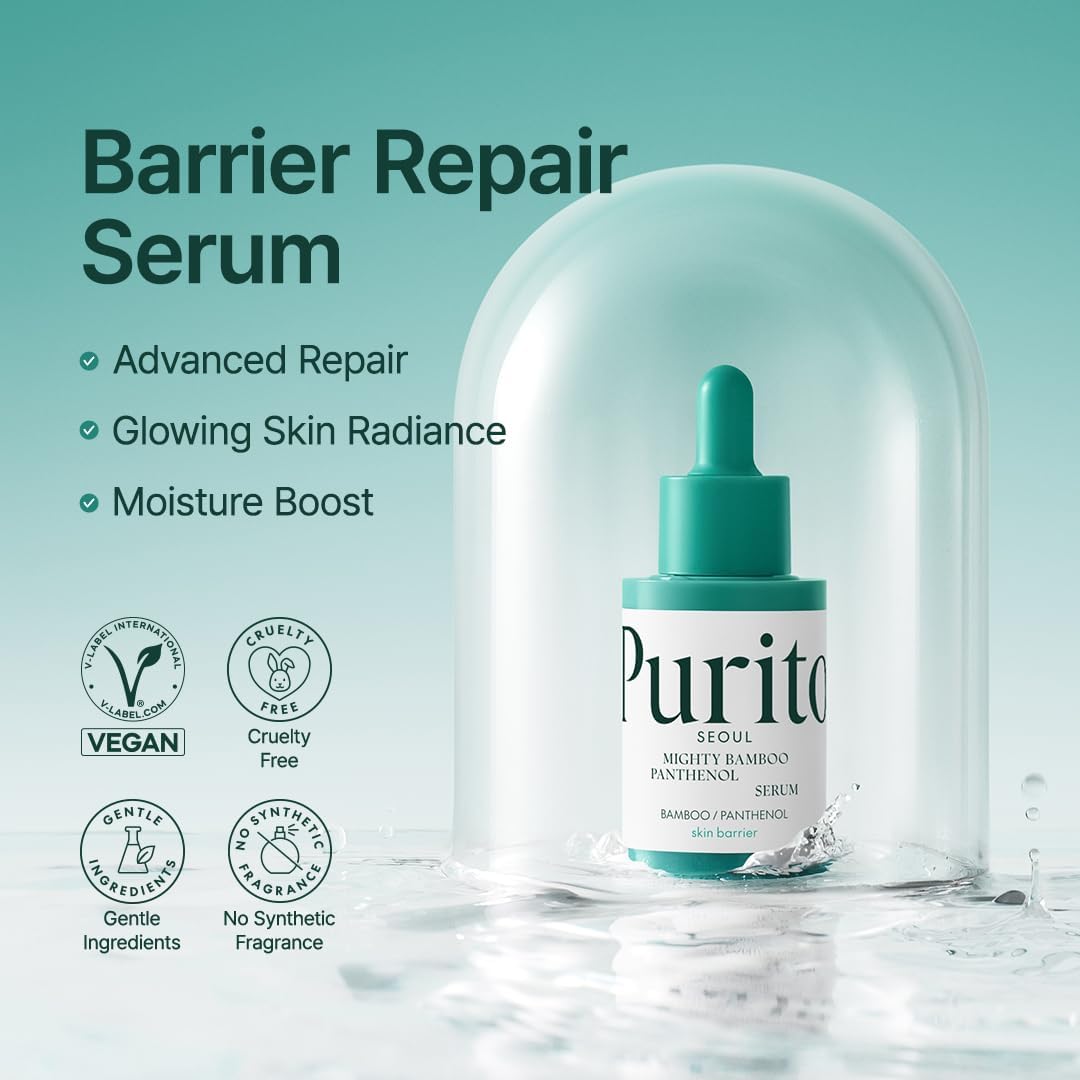 PURITO Mighty Bamboo Panthenol Serum | Soothing Hydration Serum