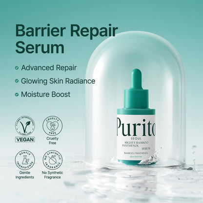 PURITO Mighty Bamboo Panthenol Serum | Soothing Hydration Serum