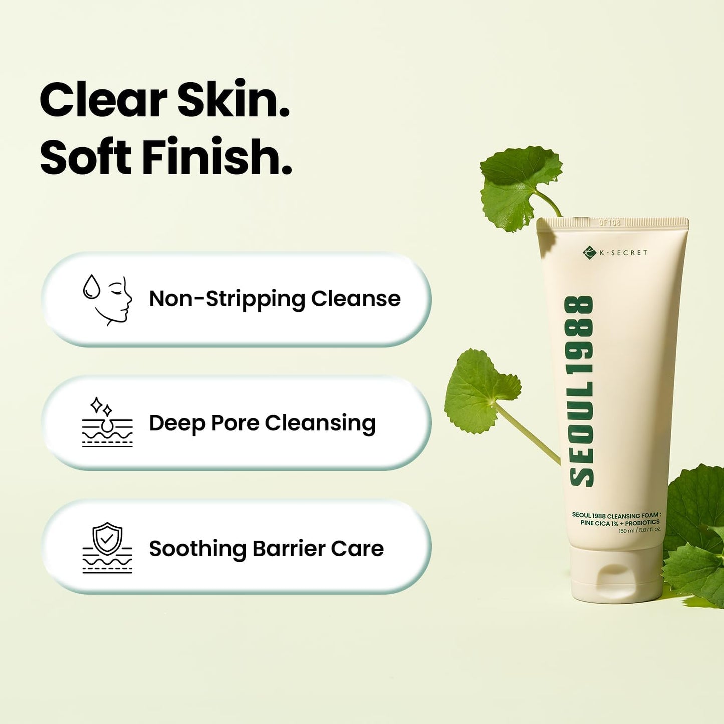 Seoul 1988 Cleansing Foam 200ml | Gentle Daily Face Wash
