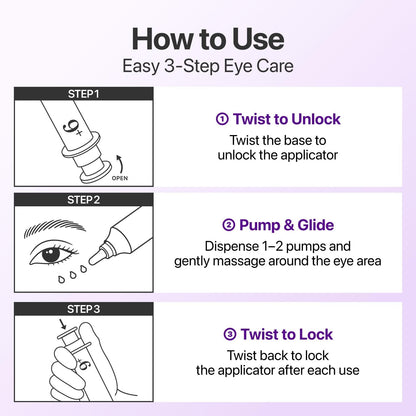 numbuzin No.9 NAD+ Retinol Eye Cream 10ml | Anti-Aging Eye Care