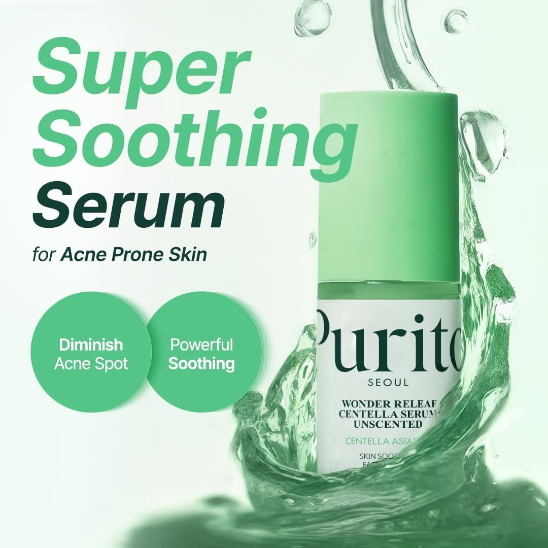 PURITO SEOUL Wonder Releaf Centella Serum Unscented 60ml | Barrier Repair Serum