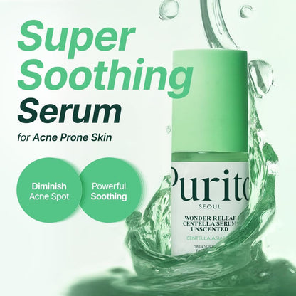 PURITO SEOUL Wonder Releaf Centella Serum Unscented 60ml | Barrier Repair Serum