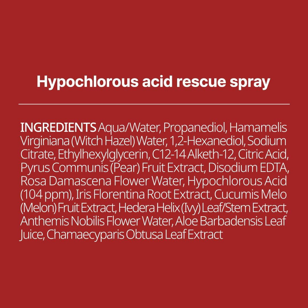 PURITO SEOUL Hypochlorous Acid Rescue Spray 100ml | Calming Blemish Mist