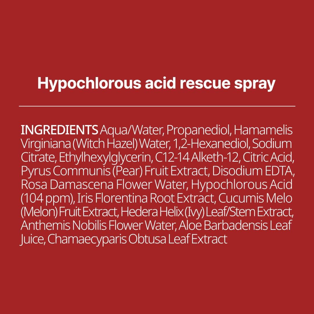 PURITO SEOUL Hypochlorous Acid Rescue Spray 100ml | Calming Blemish Mist