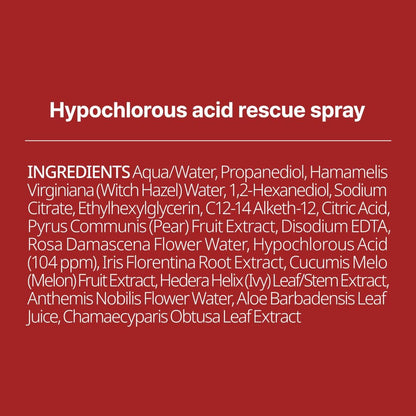 PURITO SEOUL Hypochlorous Acid Rescue Spray 100ml | Calming Blemish Mist