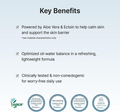 Dr. Althea 147 Barrier Cream key ingredients - ceramides, hyaluronic acid, centella