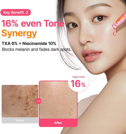 PURITO SEOUL TXA 6% Niacinamide 10% Retinal Serum 30ml | Brightening Anti-Aging Serum