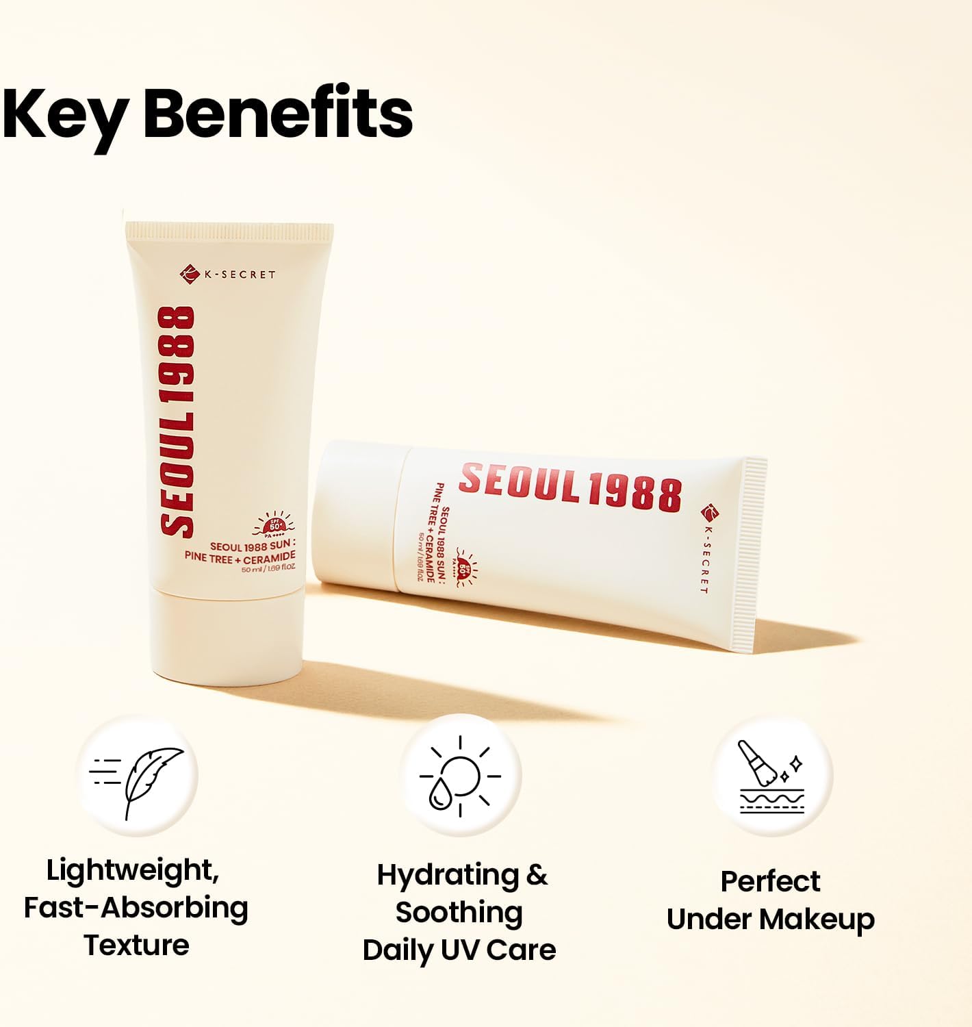 Seoul 1988 Sunblock SPF50 | Lightweight Daily Sunscreen