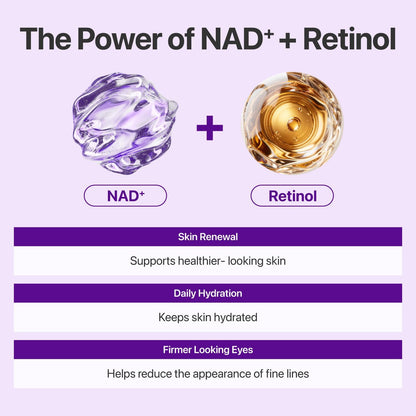 numbuzin No.9 NAD+ Retinol Eye Cream 10ml | Anti-Aging Eye Care