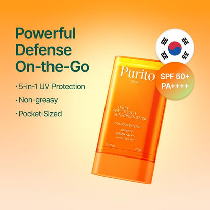 PURITO SEOUL Daily Soft Touch Sunstick 20g | Portable UV Protection Stick