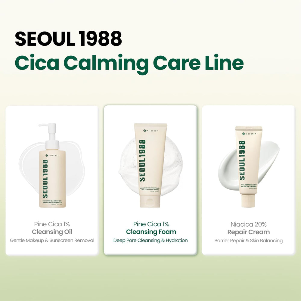 Seoul 1988 Cleansing Foam 200ml | Gentle Daily Face Wash