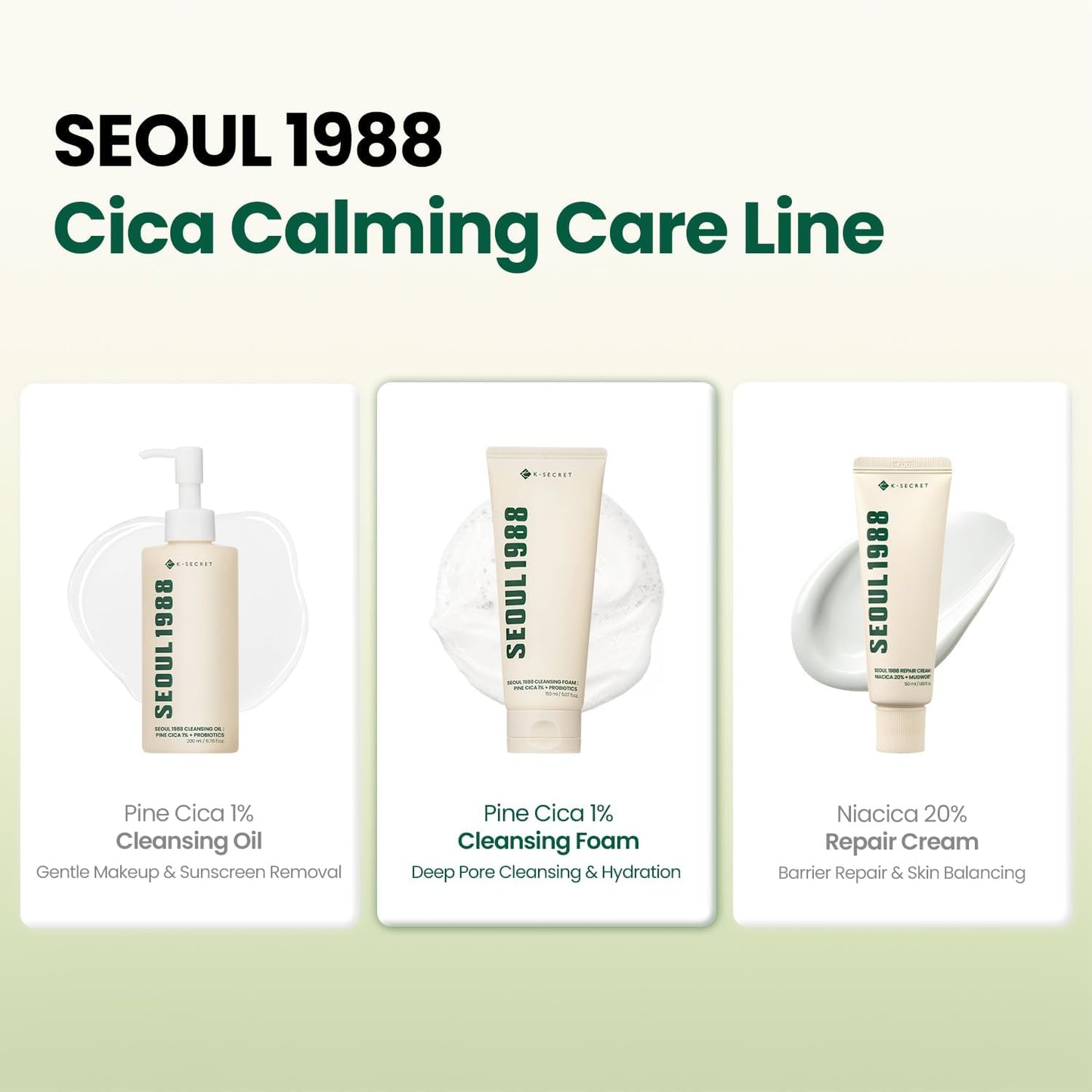 Seoul 1988 Cleansing Foam 200ml | Gentle Daily Face Wash