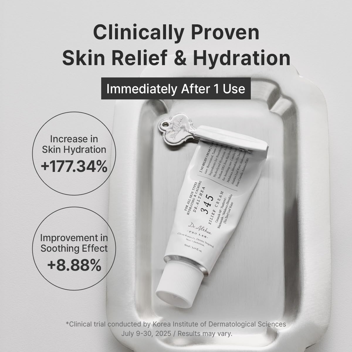 Dr. Althea 345 Relief Cream key ingredients - resveratrol, centella, ceramides