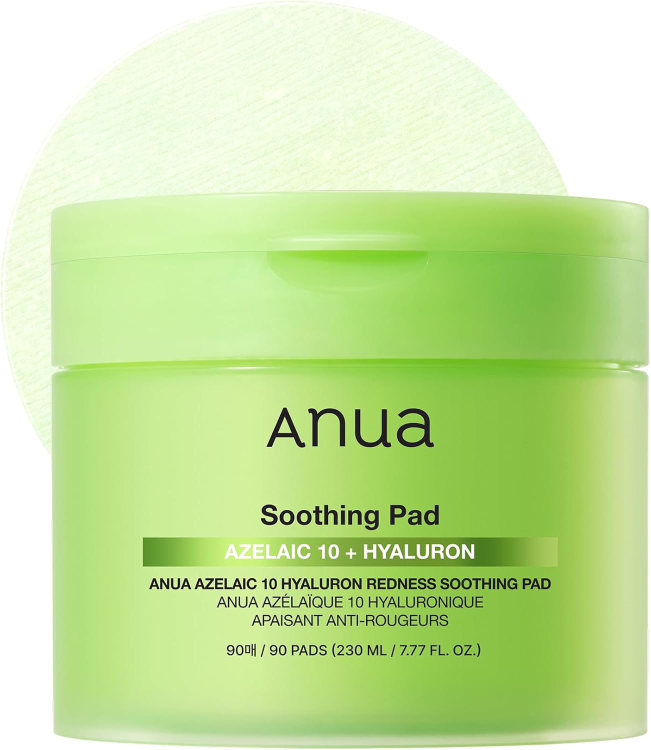 Anua Azelaic 10% Hyaluron Redness Soothing Pad 90 Pads