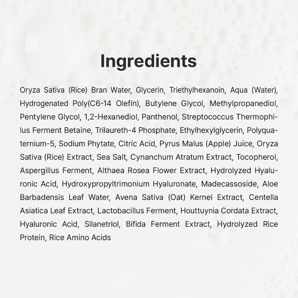 Dr. Althea 345 Relief Cream Mist full ingredient list