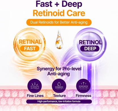 PURITO Retinol Retinal 2000 NAD+ Serum | Advanced Anti-Aging Treatment