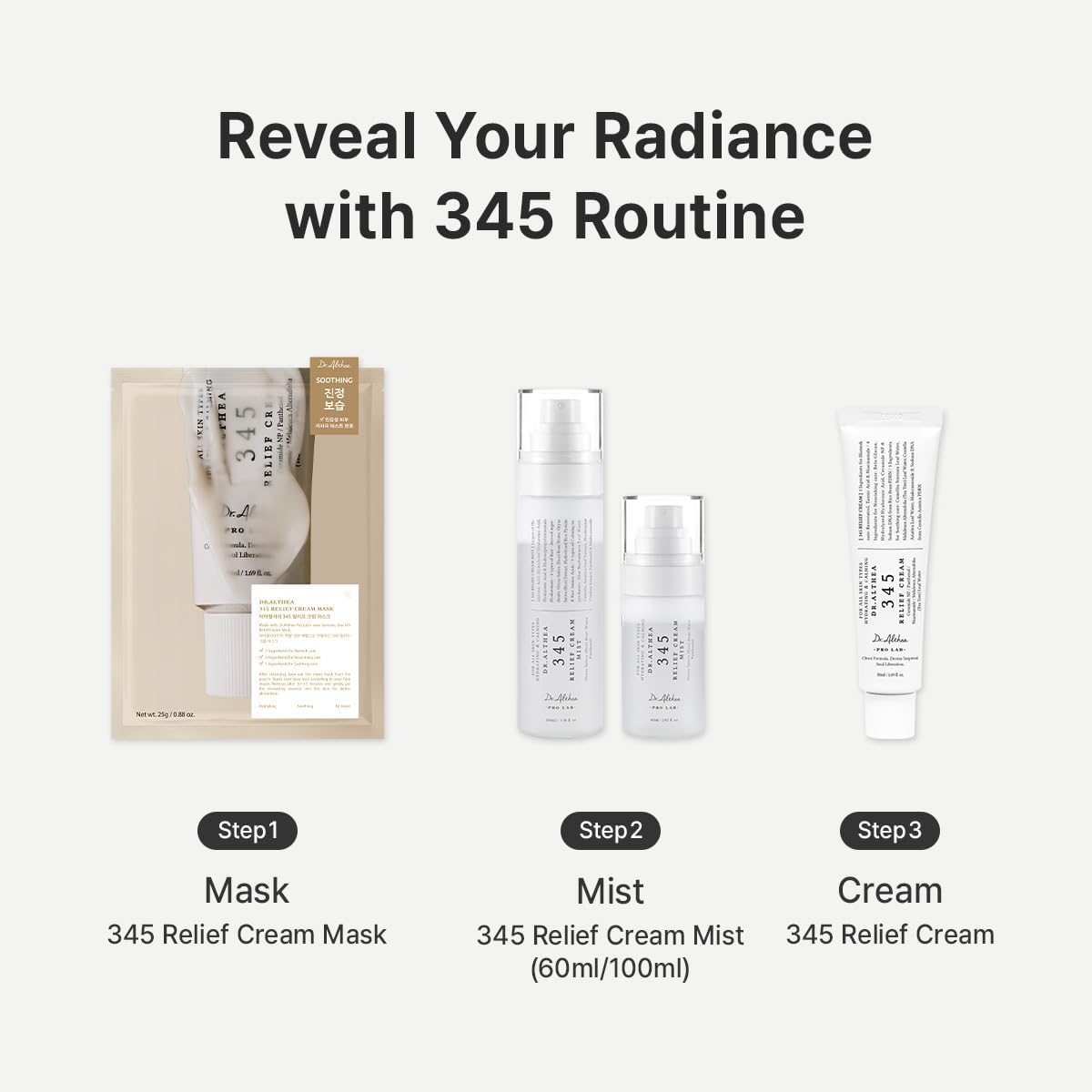 Dr. Althea 345 Relief Cream soothing redness and irritation results
