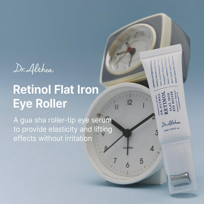 Dr. Althea Retinol Flat Iron Eye Roller 25ml - Korean gua sha eye applicator