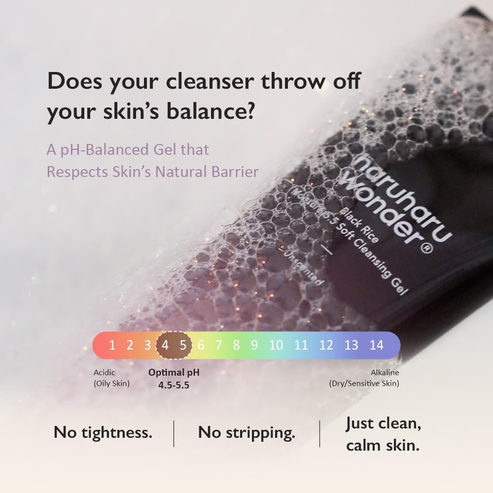 HARUHARU WONDER Black Rice Moisture 5.5 Soft Cleansing