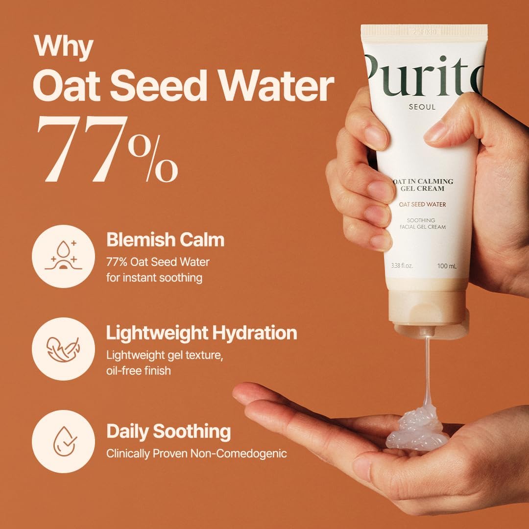 Purito Seoul Gel Cream 100ml | Lightweight Oil-Free Moisturizer