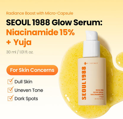 Seoul 1988 Niacinamide 15% + Yuja Serum | Brightening & Pore Care