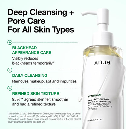 Anua Heartleaf Cleansing Oil 200ml