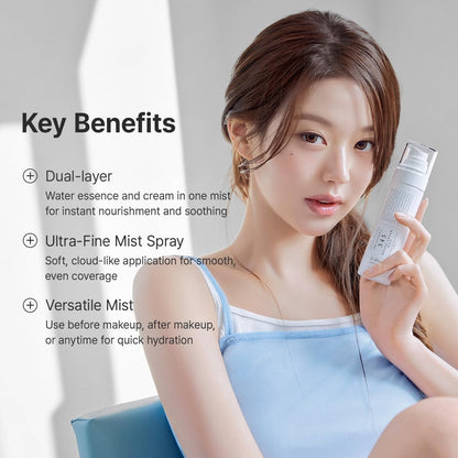 Dr. Althea 345 Relief Cream Mist spray application demonstration