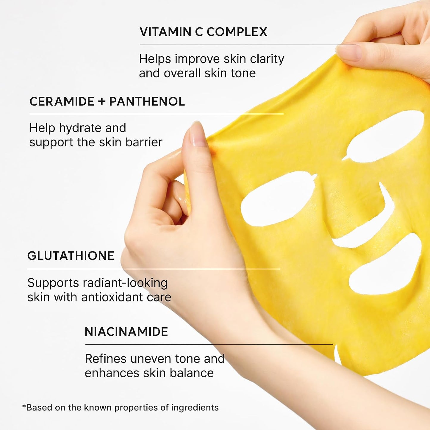 Arencia Vitamin C Booster Shot Mask (5 Sheets) | Brightening Sheet Mask