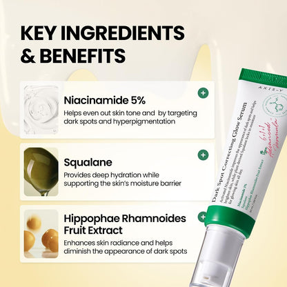 AXIS-Y Dark Spot Correcting Glow Serum 50ml | Niacinamide Brightening Serum for Dark Spots