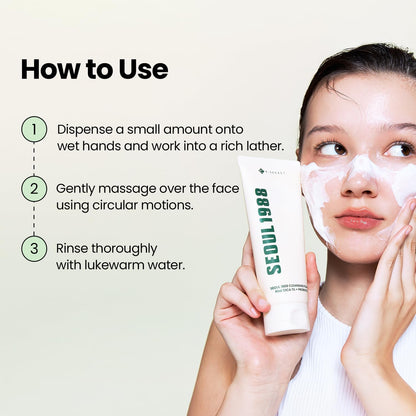 Seoul 1988 Cleansing Foam 200ml | Gentle Daily Face Wash