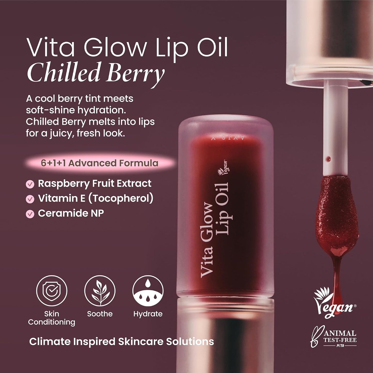 AXIS-Y Glow Lip Oil | Glossy Tinted Lip Oil