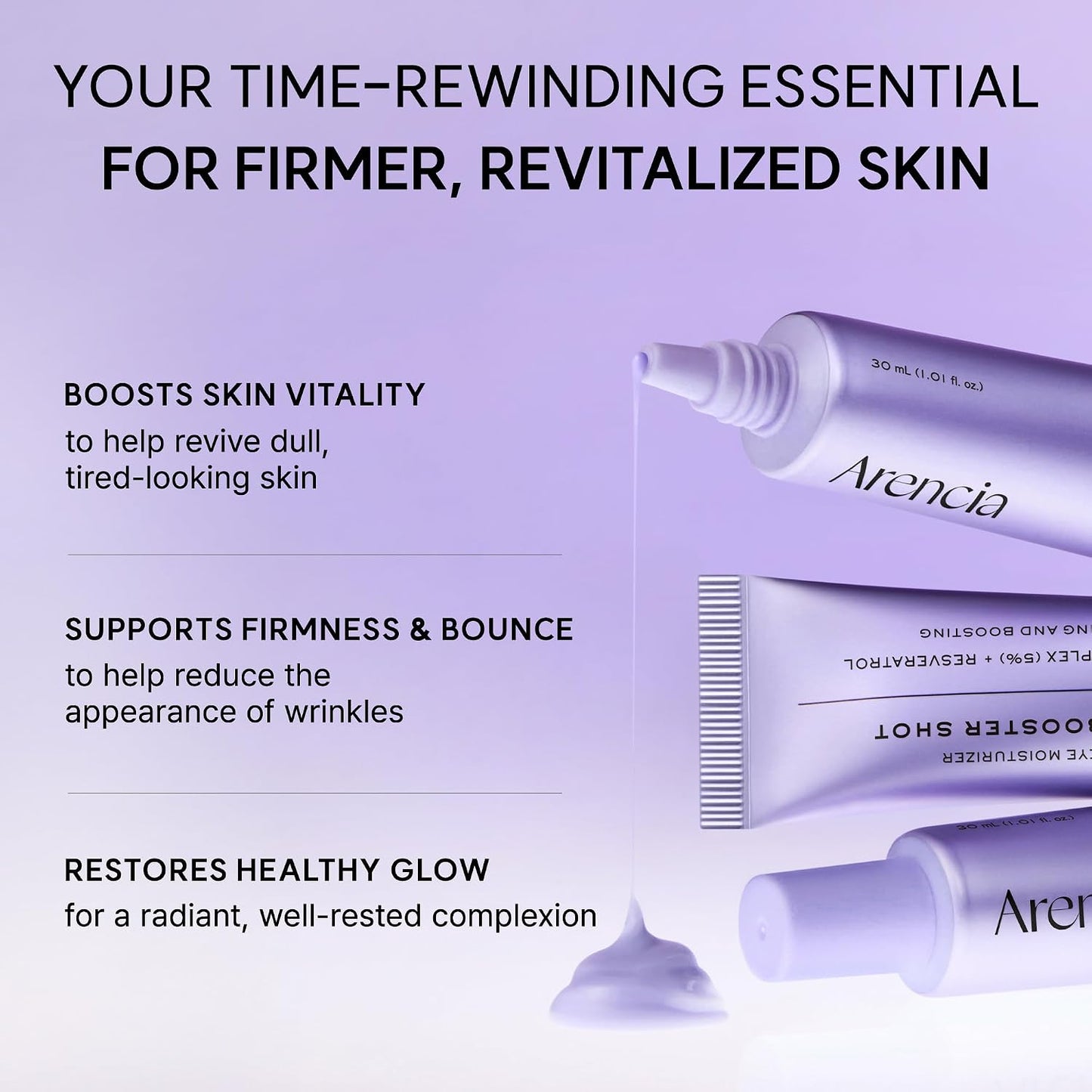 Arencia NAD+ Booster Shot 30ml | Energizing Renewal Serum