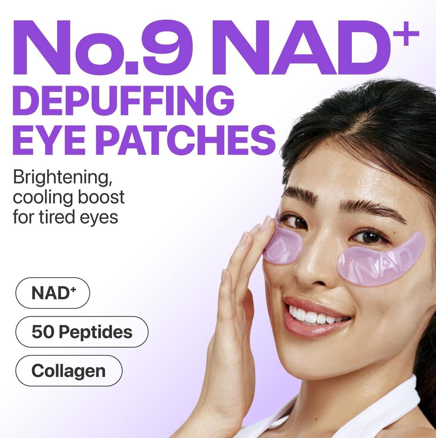 numbuzin No.9 NAD+ Collagen Under Eye Patches (5 Pairs)