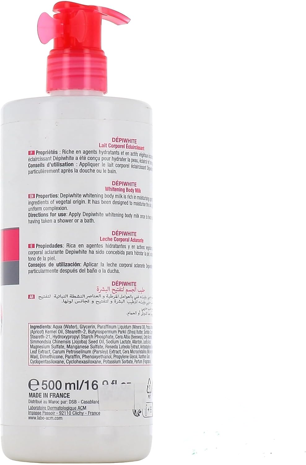 ACM MCA Depiwhite Depigmenting Body Milk 500ml