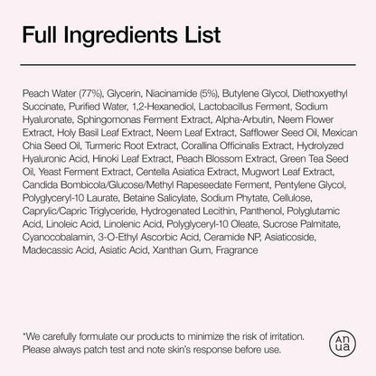 Anua Peach 70% Niacin Serum 30ml