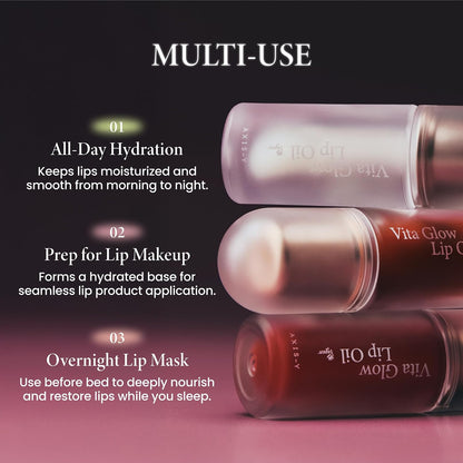 AXIS-Y Glow Lip Oil | Glossy Tinted Lip Oil