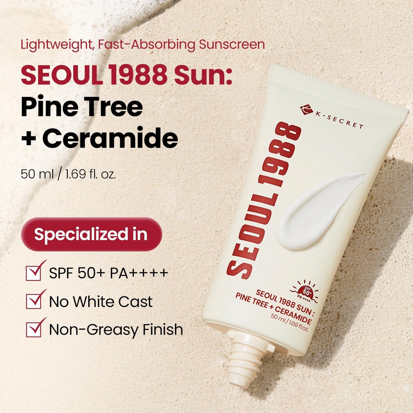 Seoul 1988 Sunblock SPF50 | Lightweight Daily Sunscreen