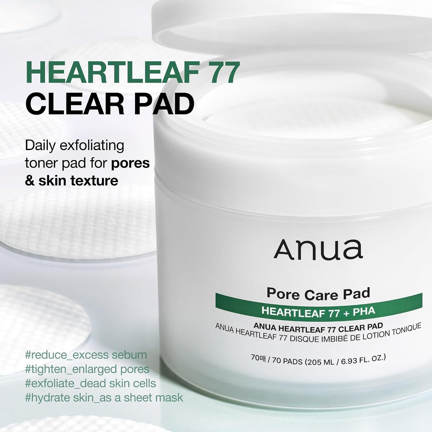 Anua Heartleaf 77% Clear Pad (70 Pads)