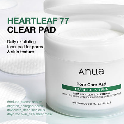 Anua Heartleaf 77% Clear Pad (70 Pads)