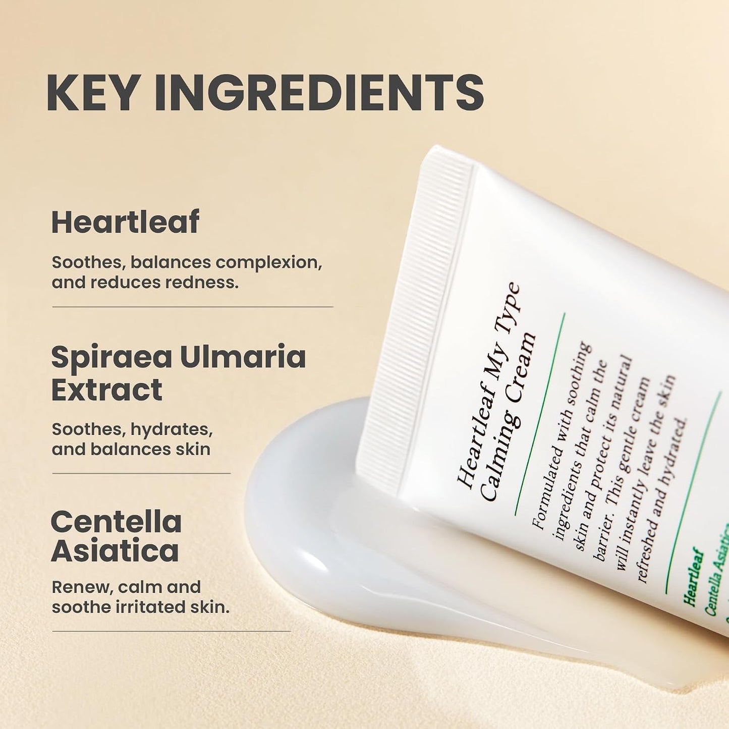 AXIS-Y Heartleaf Calming Cream 60ml | Soothing Moisturizer for Sensitive Skin