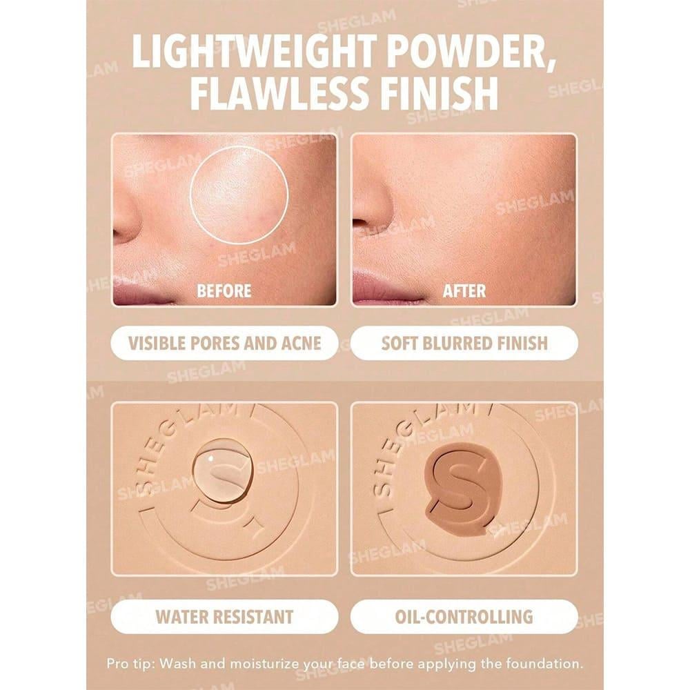 SHEGLAM Skin Focus High Coverage Powder Sand 4