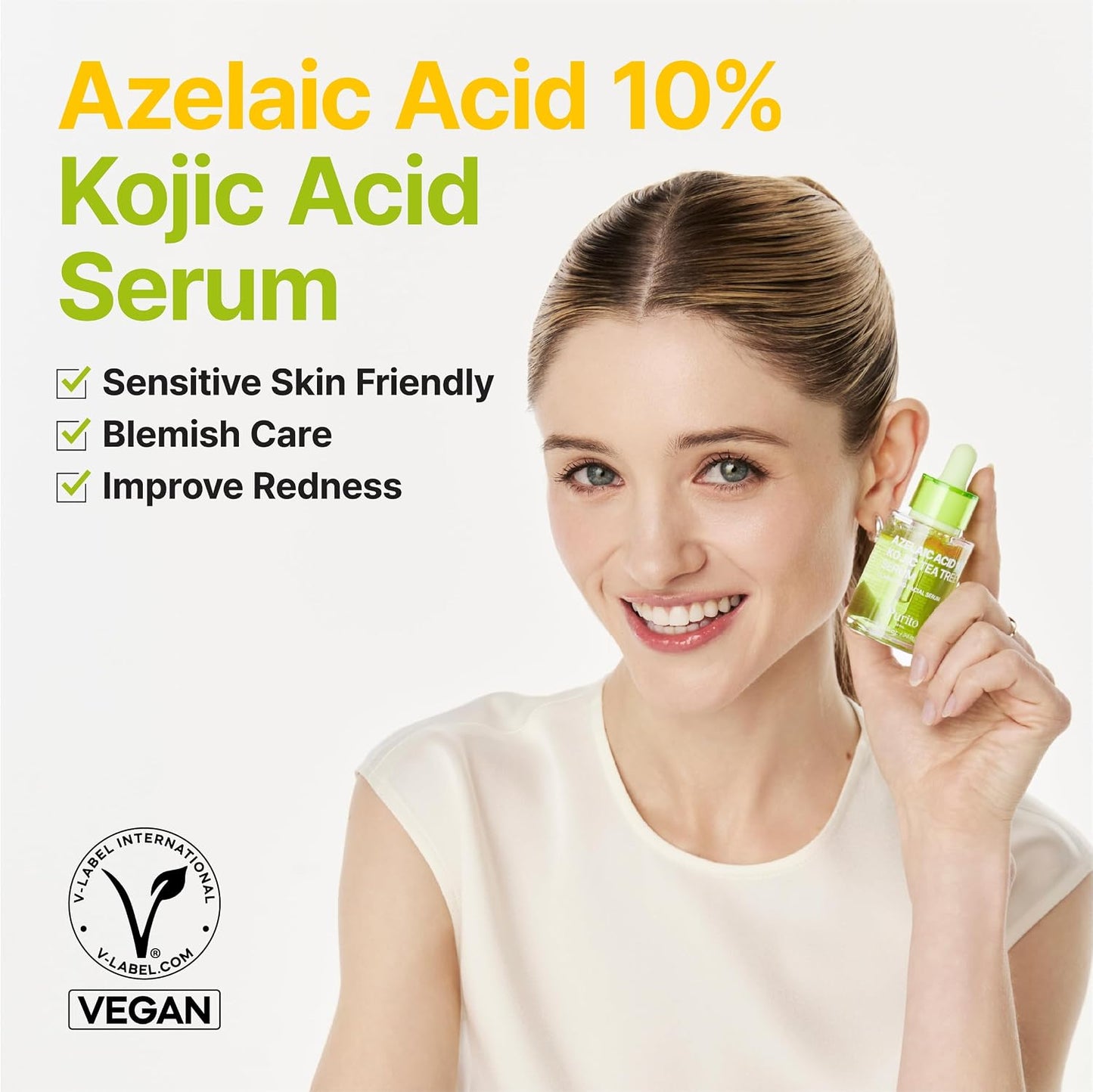 PURITO SEOUL Azelaic Acid 10% Kojic Tea Tree Serum 30ml | Brightening Blemish Serum