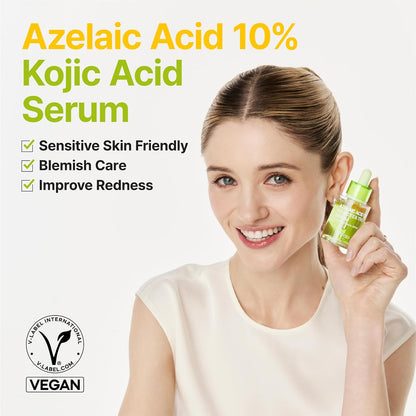 PURITO SEOUL Azelaic Acid 10% Kojic Tea Tree Serum 30ml | Brightening Blemish Serum