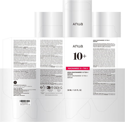 Anua Niacinamide 10% + TXA 4% Serum 30ml