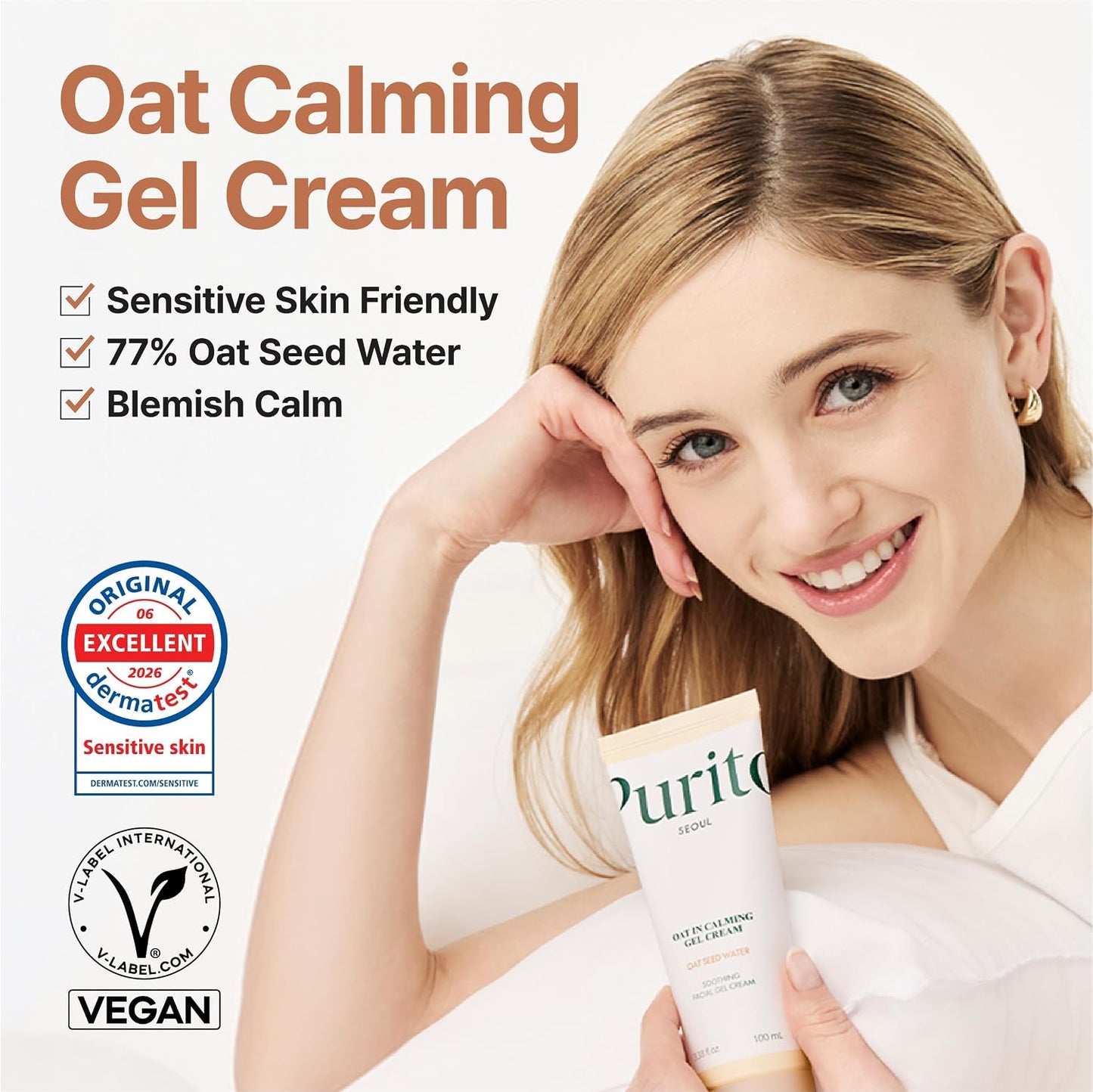 Purito Seoul Gel Cream 100ml | Lightweight Oil-Free Moisturizer