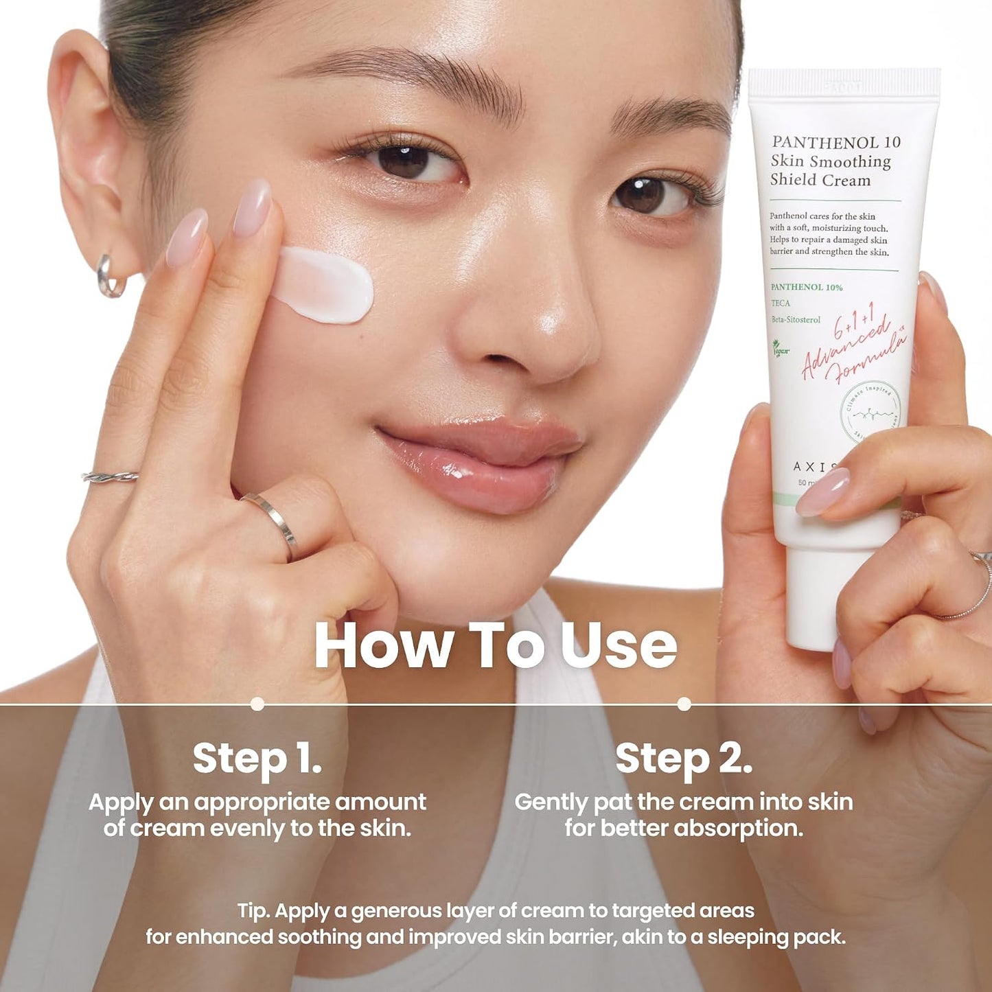 AXIS-Y Panthenol 10% Skin Smoothing Shield Cream 50ml