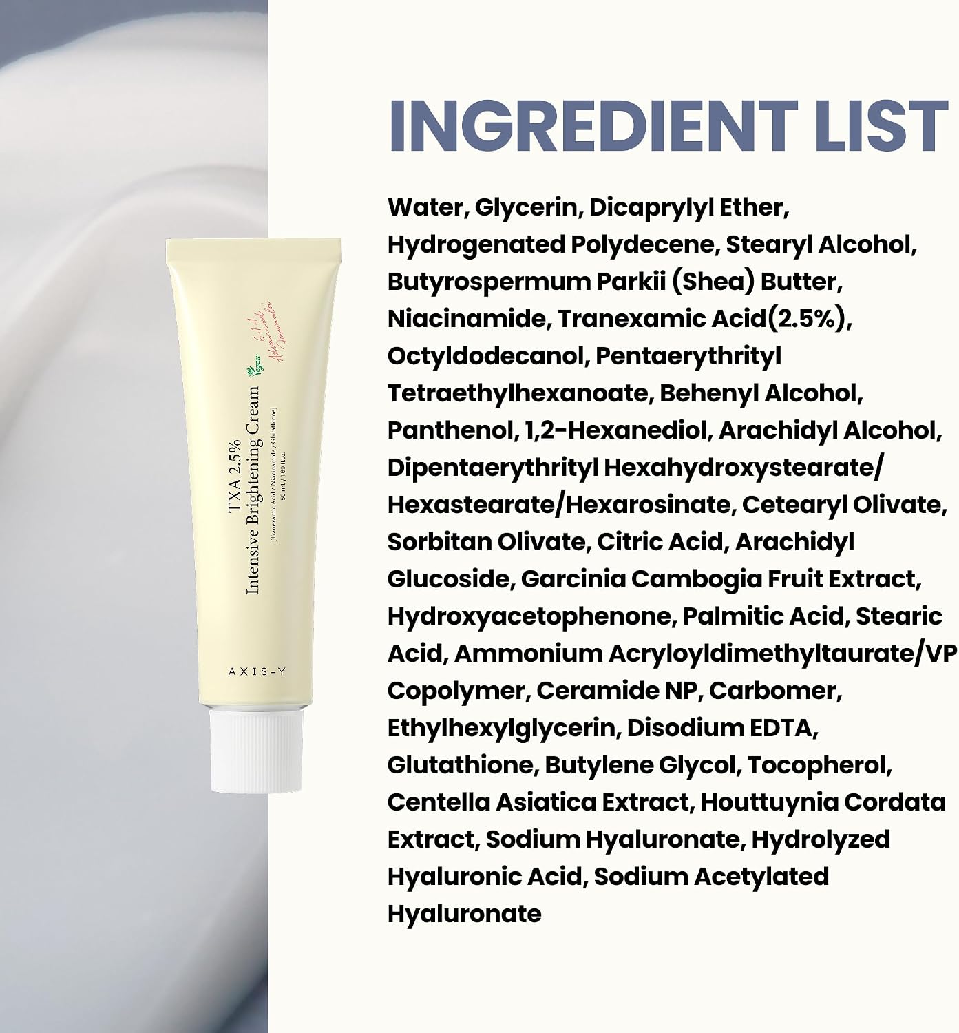 AXIS-Y TXA 2.5% Intensive Brightening Cream | Dark Spot & Post-Acne Mark Treatment
