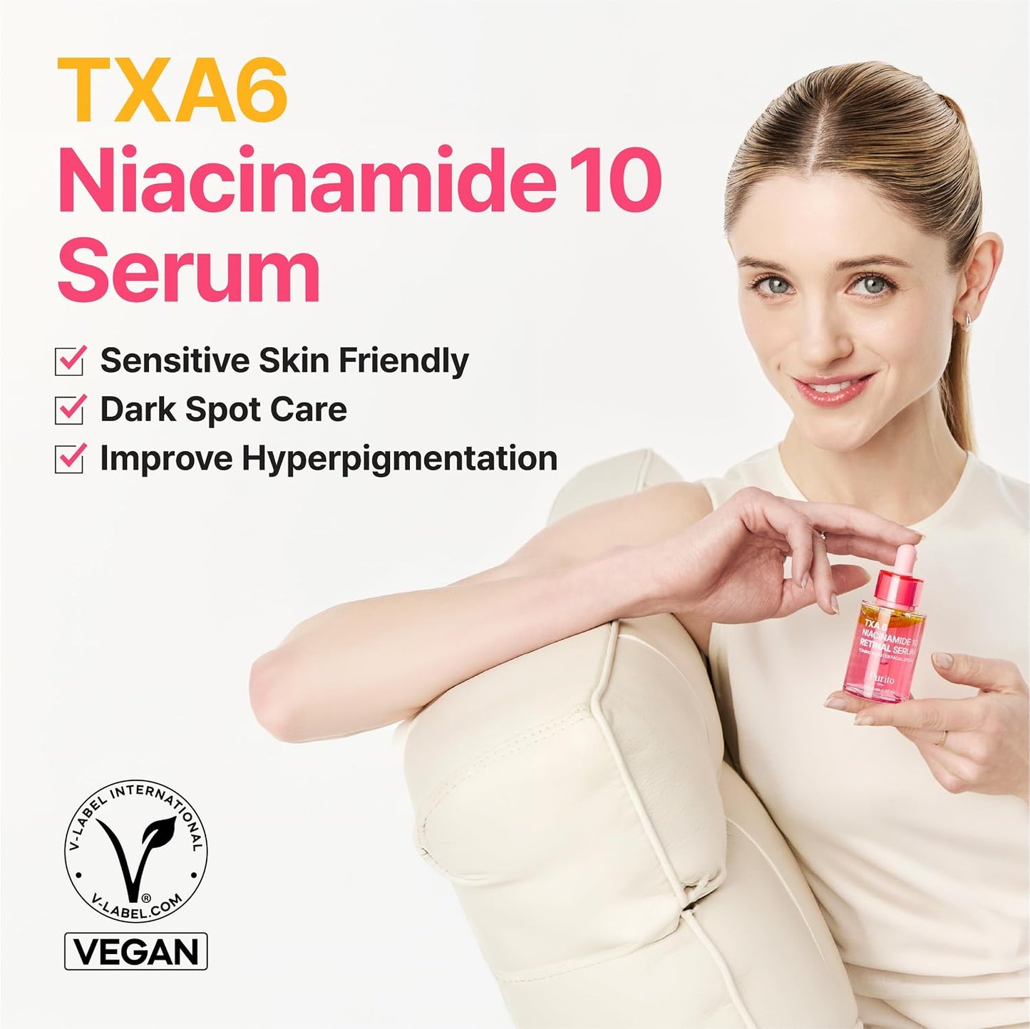 PURITO SEOUL TXA 6% Niacinamide 10% Retinal Serum 30ml | Brightening Anti-Aging Serum