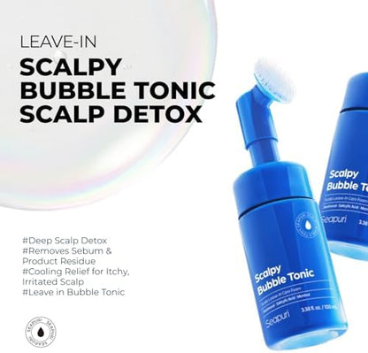 Seapuri Scalpy Bubble Tonic 100ml | Refreshing Scalp Cleanser